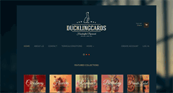 Desktop Screenshot of ducklingcards.com
